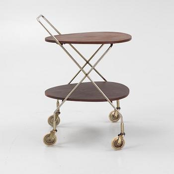 Serving cart, mid-20th century.