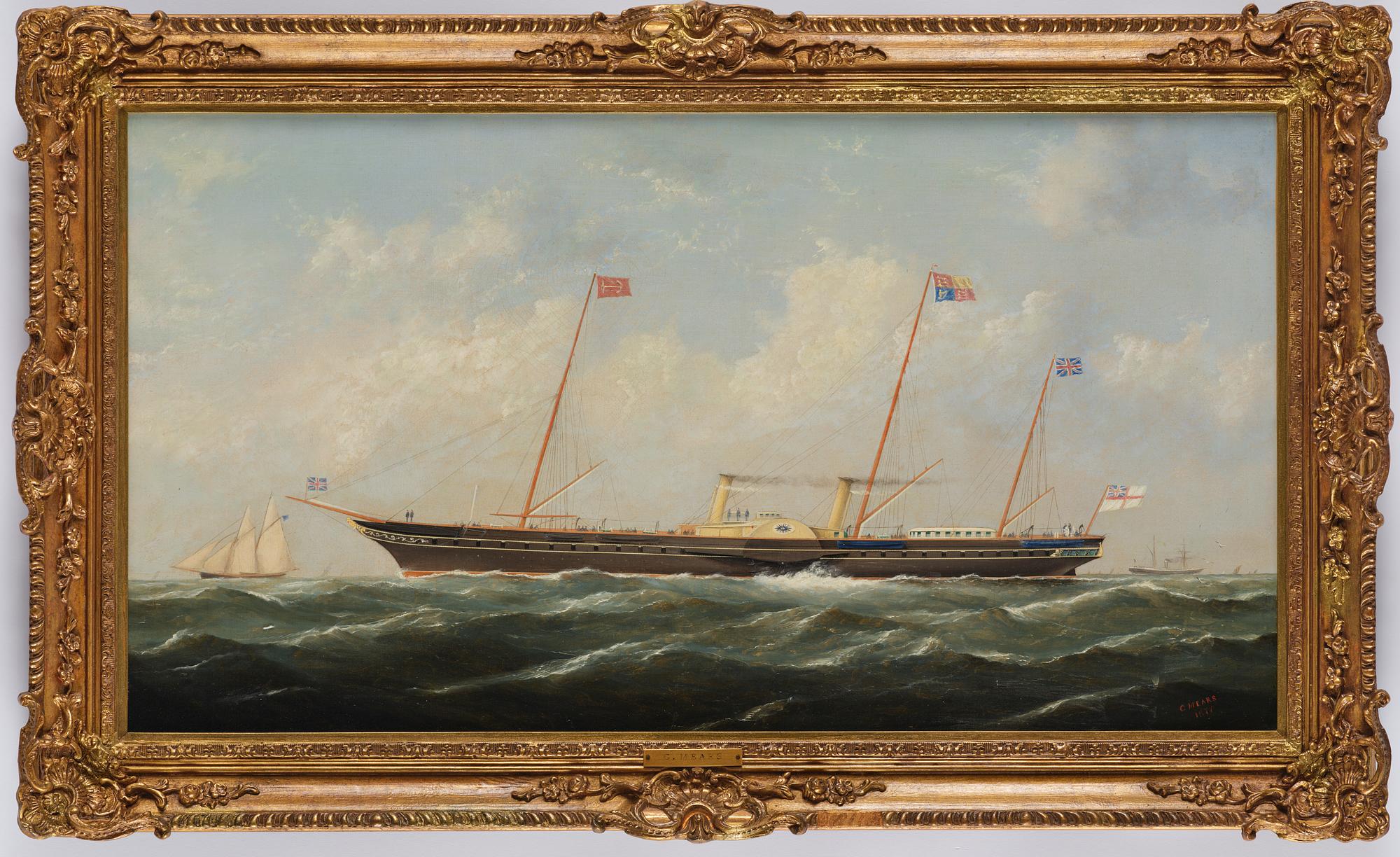 George Mears, English royal yacht "Victoria & Albert II".
