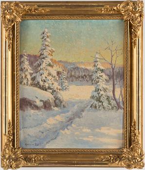 ANSHELM DAHL, oil on canvas, signed.