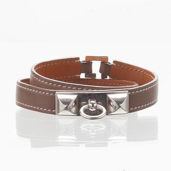 ARMBAND, '"Collier De Chien - Double Wrap", Hermès.