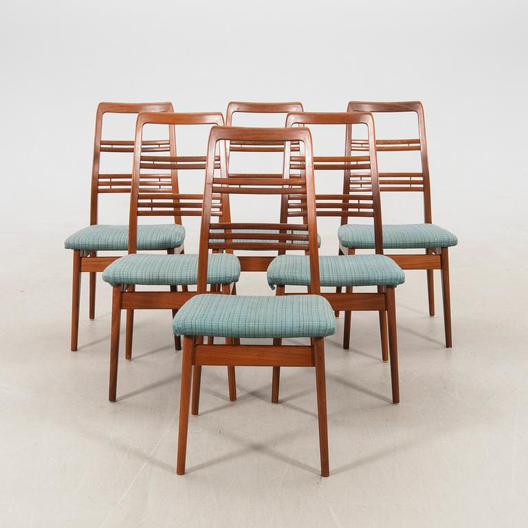 Svante Skogh, chairs 6 pcs "Rosetto" Abrahamssons Möbelfabrik AB, Smålands Taberg, the model launched in 1957.