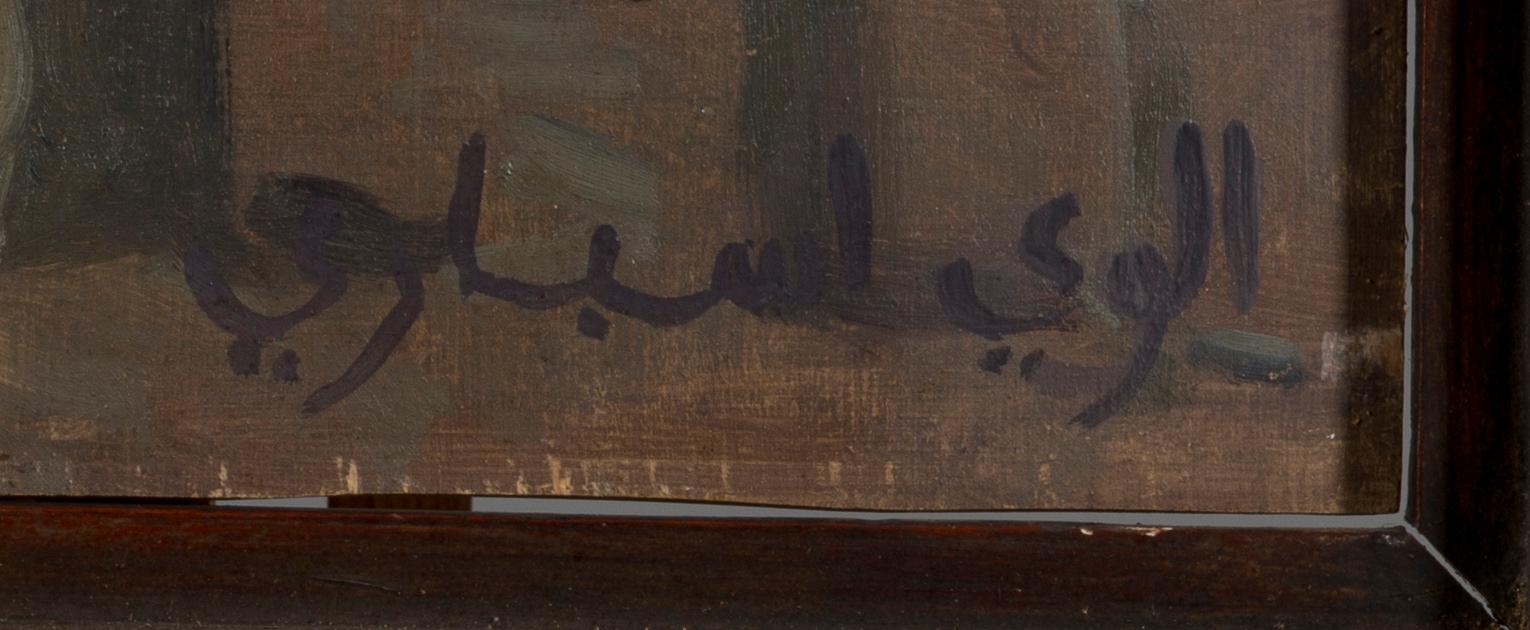 LOUIS SPARRE, olja på pannå, signerad och daterad -22.