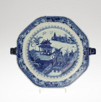 VÄRMEFAT, kompaniporslin, Qing dynastin, Qianlong, Kina, 1700-tal.