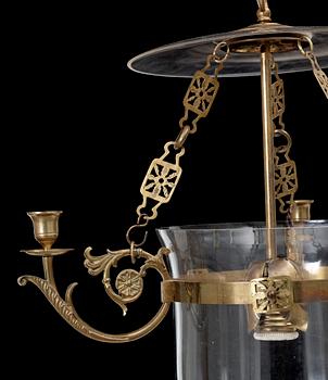 TAKLAMPA, empirestil, 1900-talets första hälft. H 50.