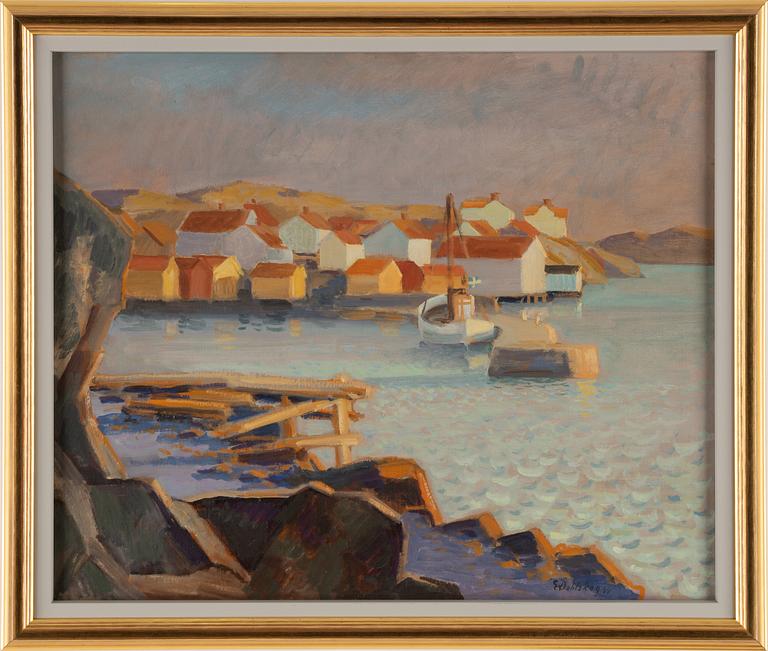 Ewald Dahlskog, oil on panel, signed and dated -44.