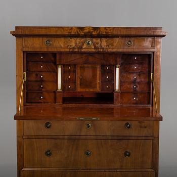 An Empire secretaire, Stockholm, first half of the 19th century.