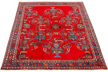 An Afshar rug, a. 237 x 176 cm.