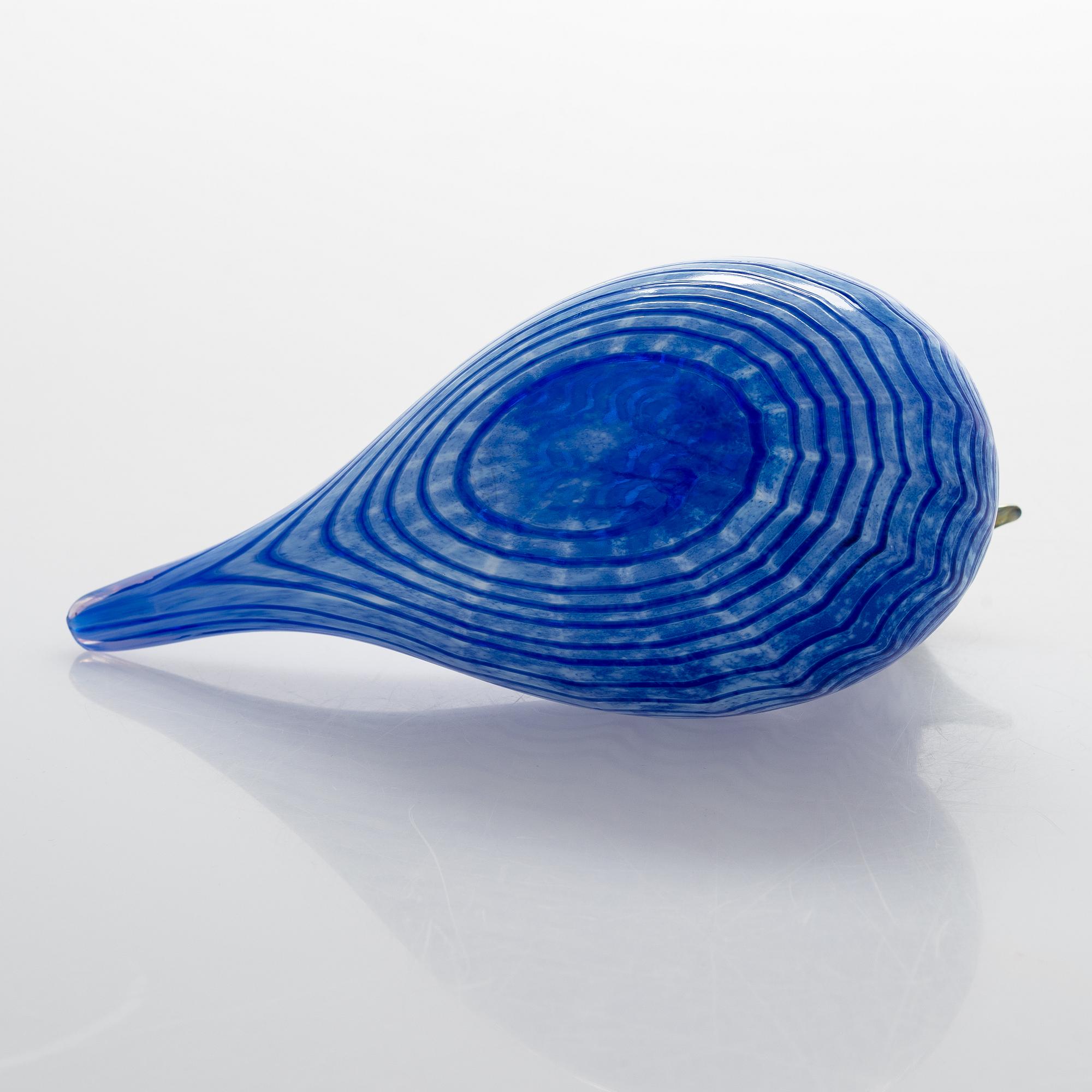 Oiva Toikka, a glass bird signed O. Toikka Iittala.
