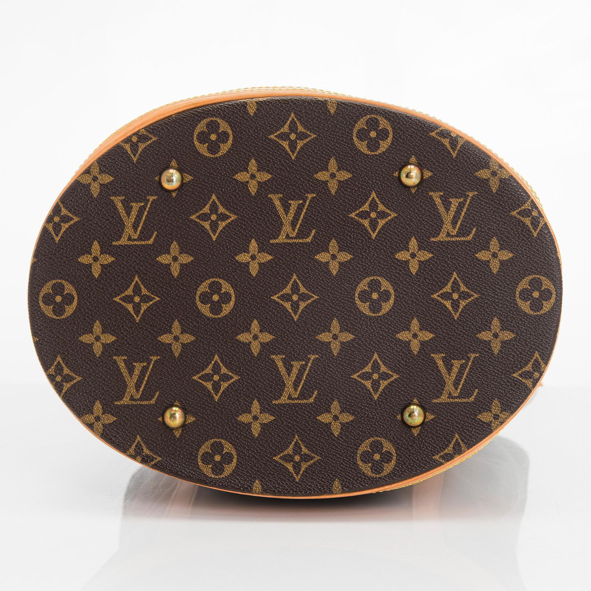 Louis Vuitton, a Monogram Canvas "Bucket" bag and pochette.