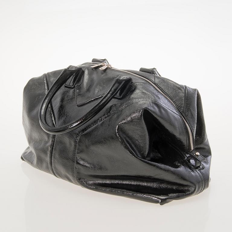 YVES SAINT LAURENT Easy Patent Leather Boston Bag.