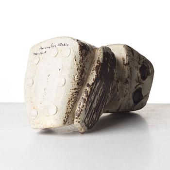 Michael Schilkin, a stoneware sculpture of an owl, Arabia, Finland ca 1960.