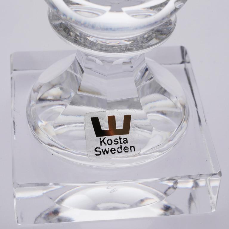 GLASSERVIS, 78 delar, "Kent", Elis Bergh, Kosta Boda, 1900-talets mitt.