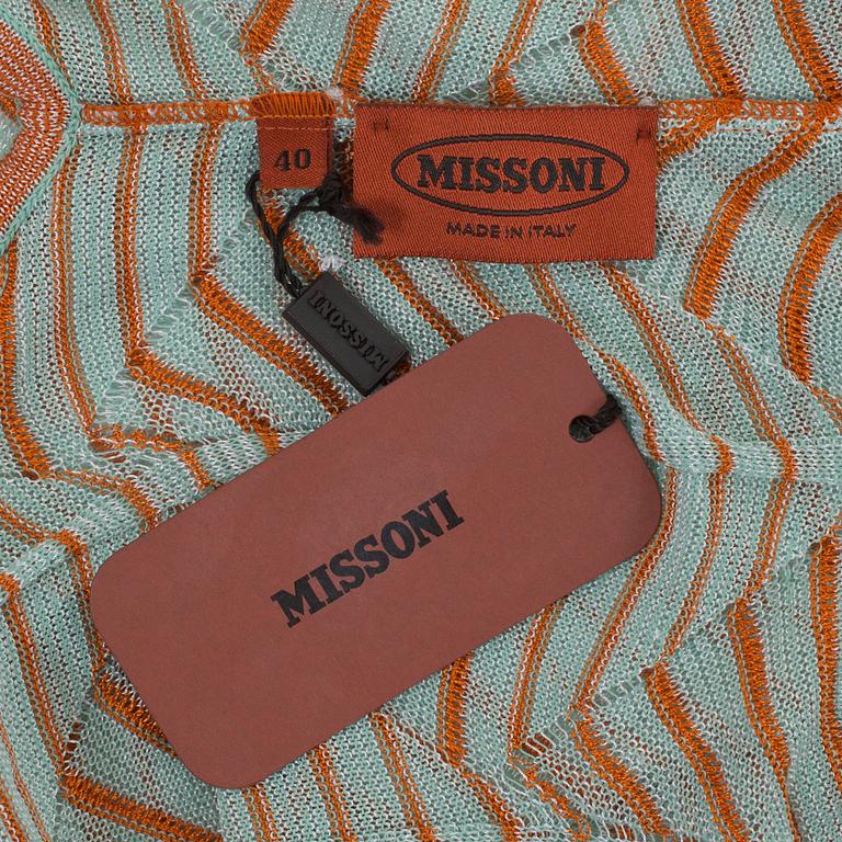 MISSONI, a one shoulder top. Italian size 40.