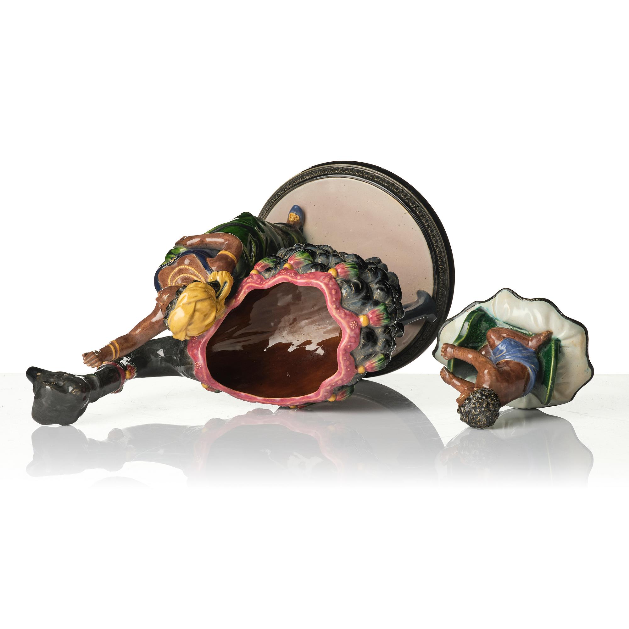 A table centerpiece, Gerbing & Stephan, Germany, late 19th century.