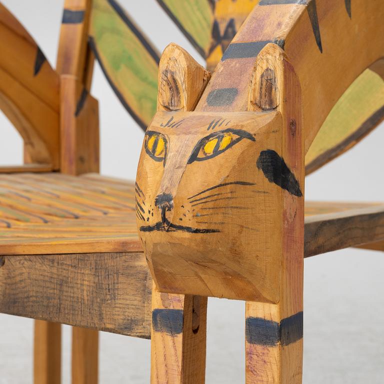 Gérard Rigot, An armchair, signed.