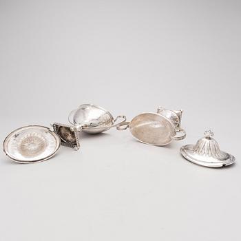 A PAIR OF SWEDISH SUGARBOWLS, gustavian, Olof Hellbom, Stockholm 1799.