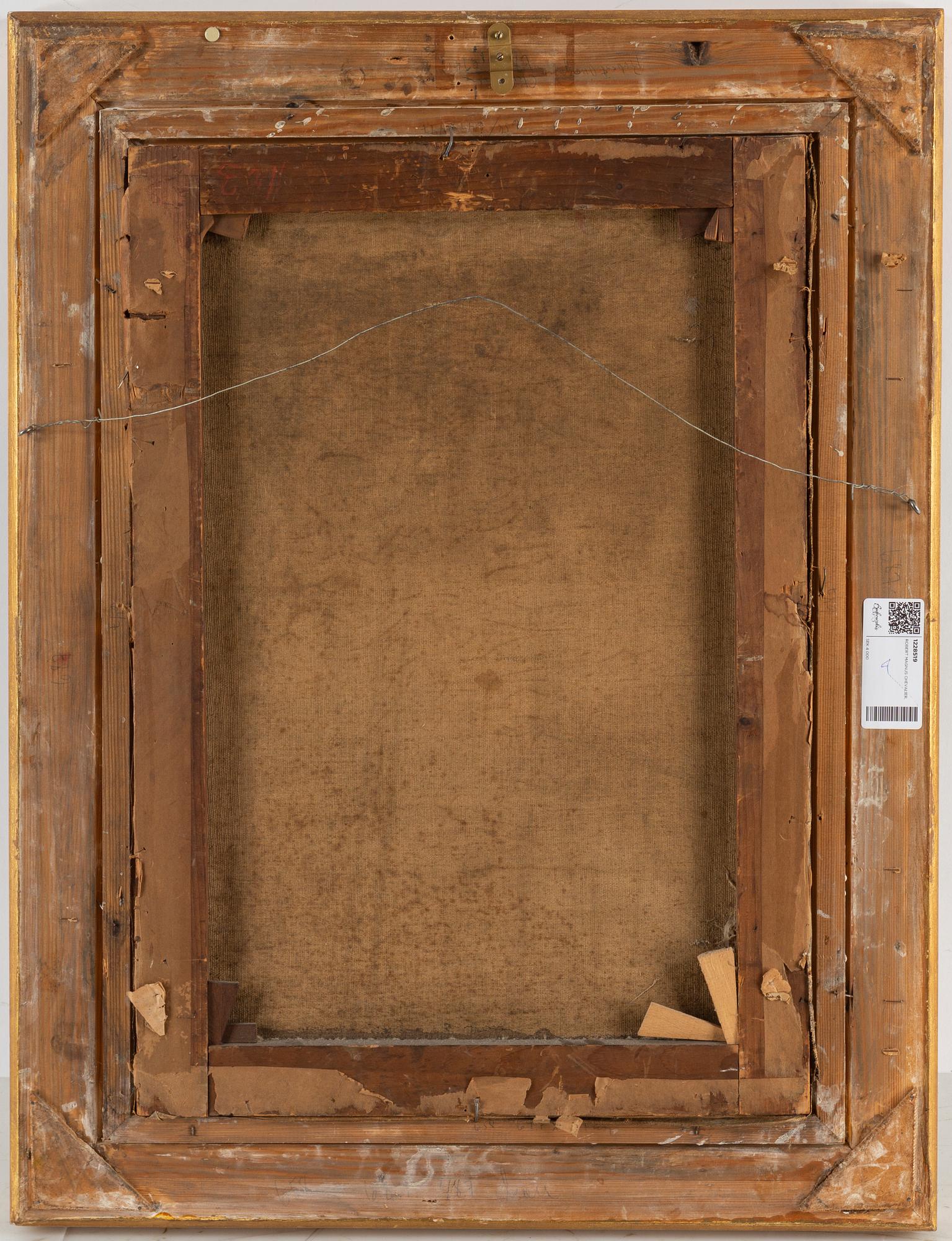 ROBERT MAGNUS CHEVALIER, oil on canvas, signed.