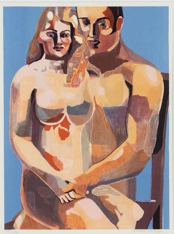 Cecilia Sikström,  "Mans och kvinnofigur".