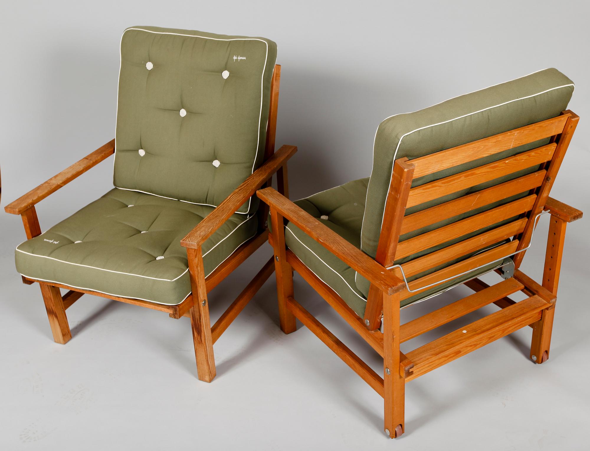 TRÄDGÅRDSFÅTÖLJER, 1 par, Fri Form.