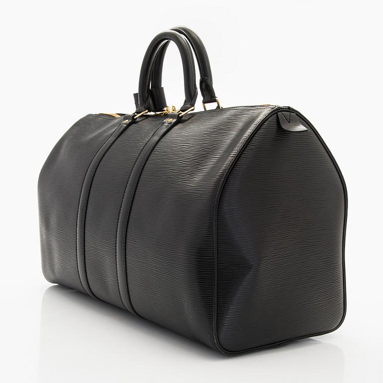 Louis Vuitton, viikonloppulaukku, "Epi Keepall 45".