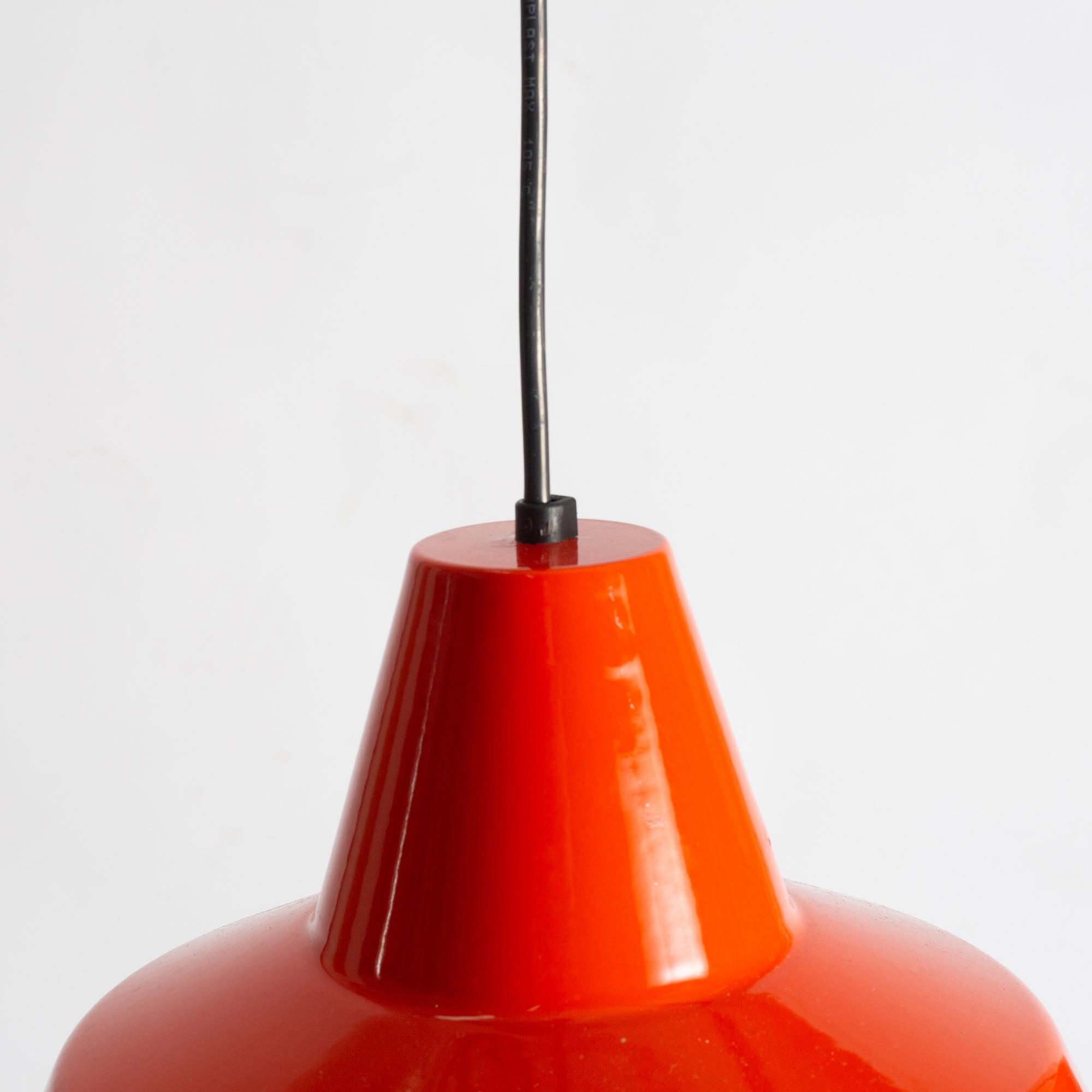 Arne Jacobsen, ceiling lamps, a pair, "Workshop lamp" Louis Poulsen, Denmark.