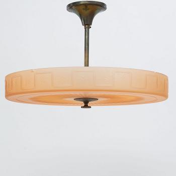 Harald Notini, a ceiling lamp model "6650", Arvid Böhlmarks Lampfabrik, 1930s.