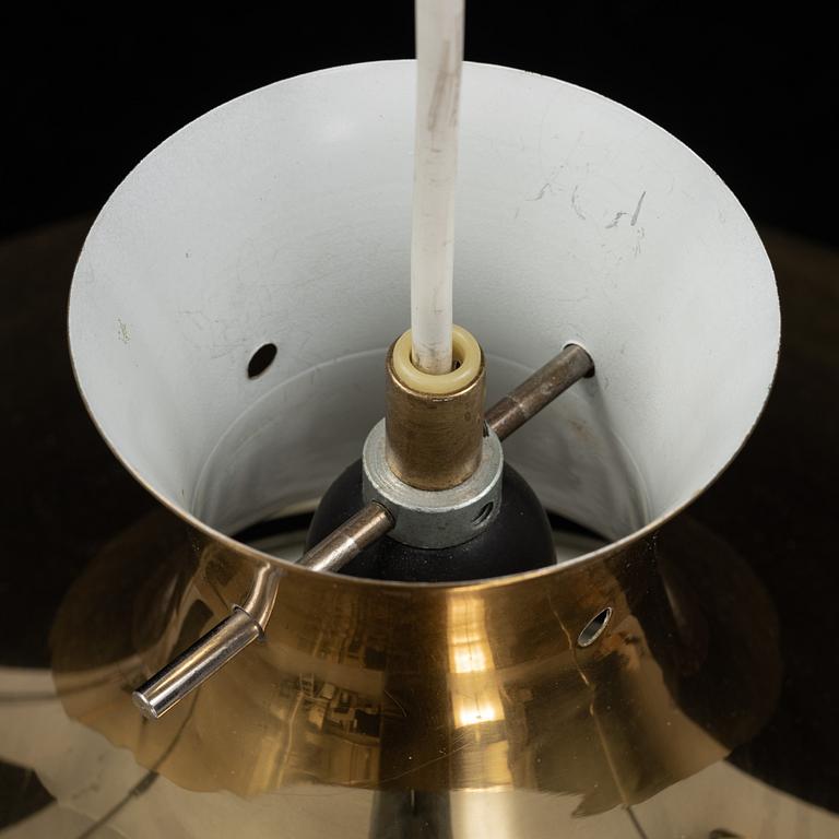 Lennart Centerwall, a brass 'Rex' ceiling light from IKEA, the model launched 1971.