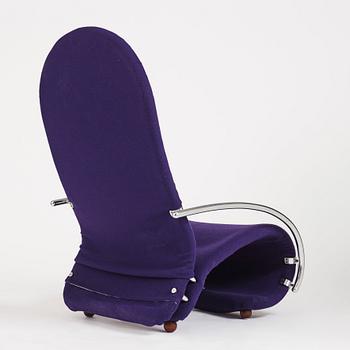 Verner Panton, a lounge chair, "modell H", system 1-2-3
Fritz Hansen, Denmark 1975.