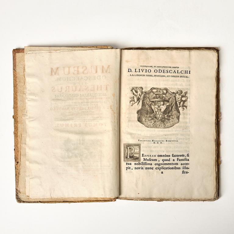 Drottning Kristinas samling av antika kameer och graverade ädelstenar, 1751-52.