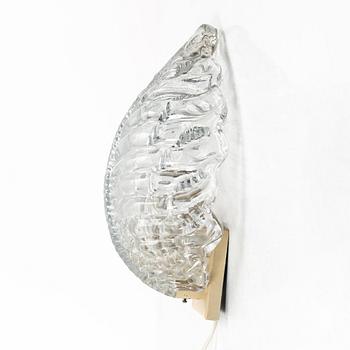 Fritz Kurz, Wall lamp, KD 924, Orrefors, 1950s/60s.