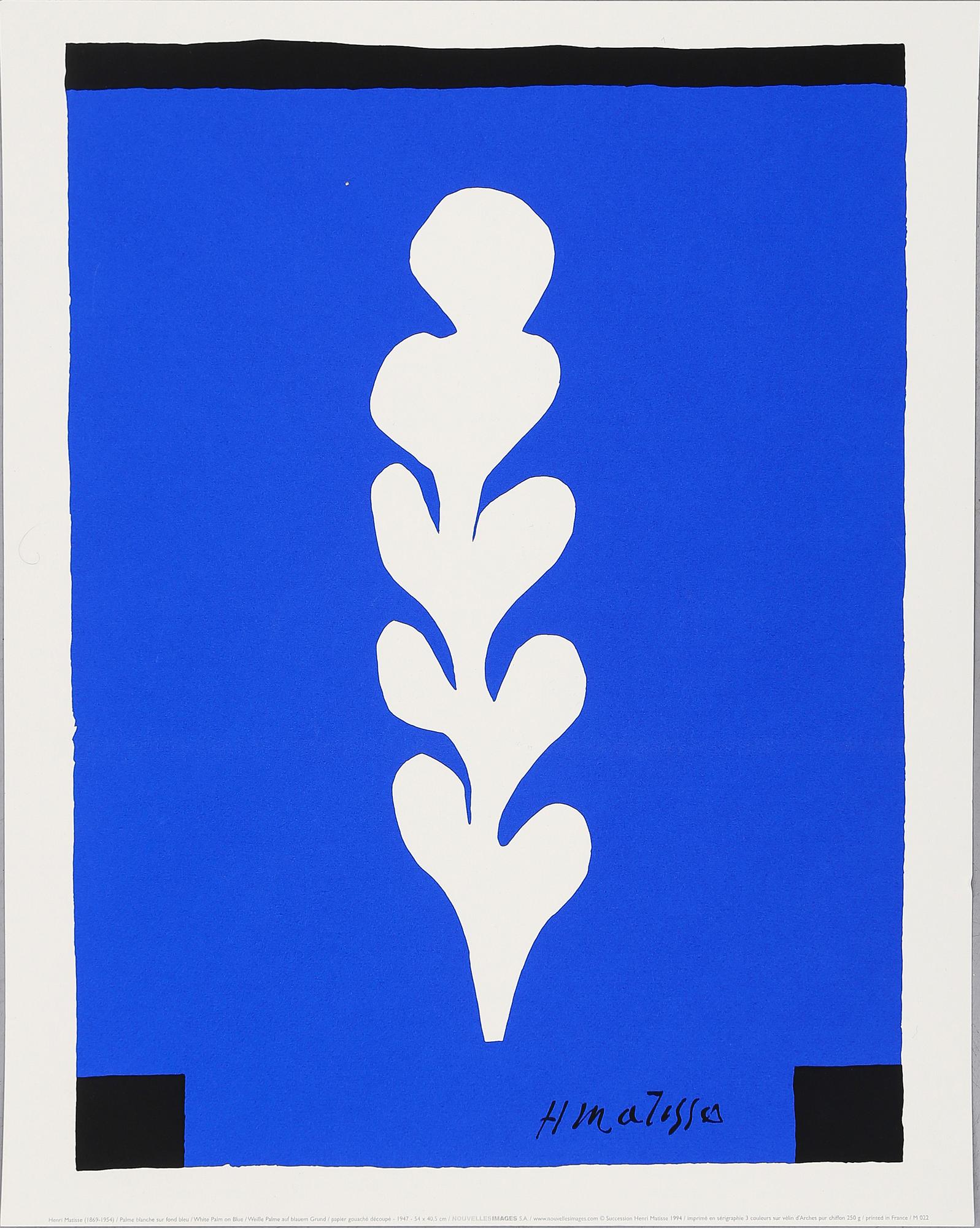 HENRI MATISSE, efter, serigrafi, signerad i trycket.
