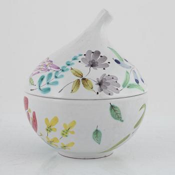 Stig Lindberg, 2 fat, skål samt vas, fajans, Gustavsberg Studio.