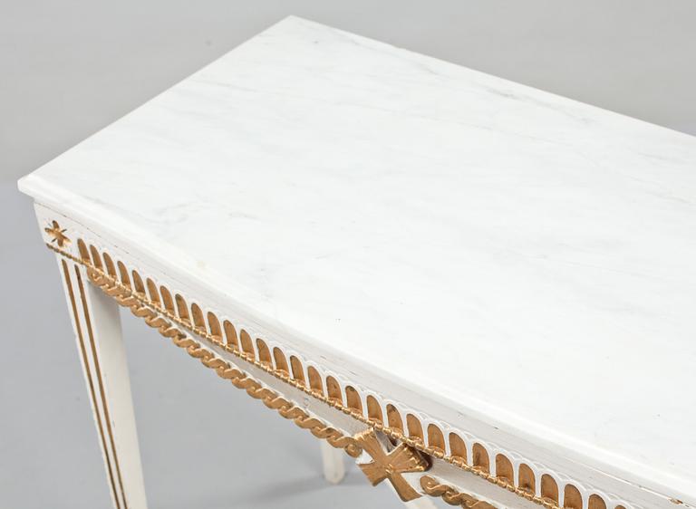 KONSOLBORD, sengustavianskt/sengustaviansk stil, 1800-tal.