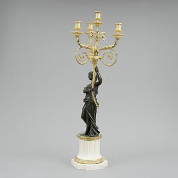 KANDELABER, Louis XVI-stil, 1800-tal.