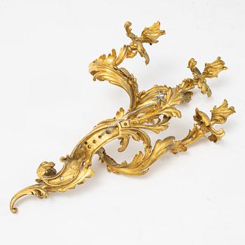 A Neo-Rococo Louis Philippe wall sconce, late 19th Century.