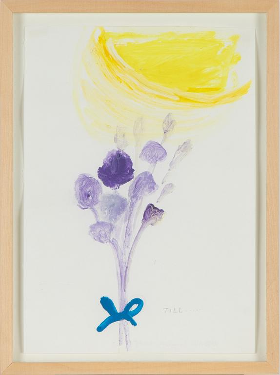 Kristina Eriksson, watercolour, signed and dated 2006 on verso.