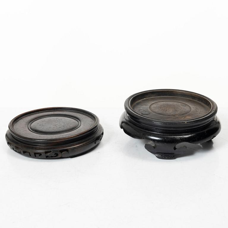 Parti, träställ, sju stycken, Qingdynastin.