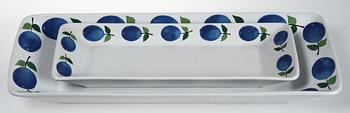 SERVISDELAR, 48 st, porslin, "Prunus" Stig Lindberg, Gustavsberg.