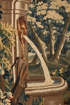 A tapestry, "Verdure", tapestry weave, ca 280,5-290 x 432,5-436 cm, signerad ViTRA.M.R.D'AVBVSON.