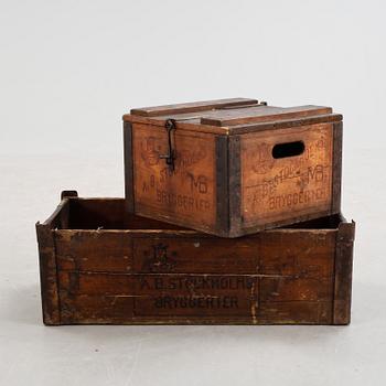 BACKAR, 2 st, AB Stockholms Bryggeri, 1900-talets början.
