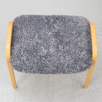 Yngve Ekström, armchair with footstool, Lamino, Swedese.