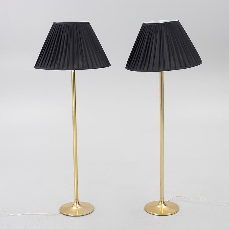 Floor lamps, a pair, Ivars, second half of the 20th century.