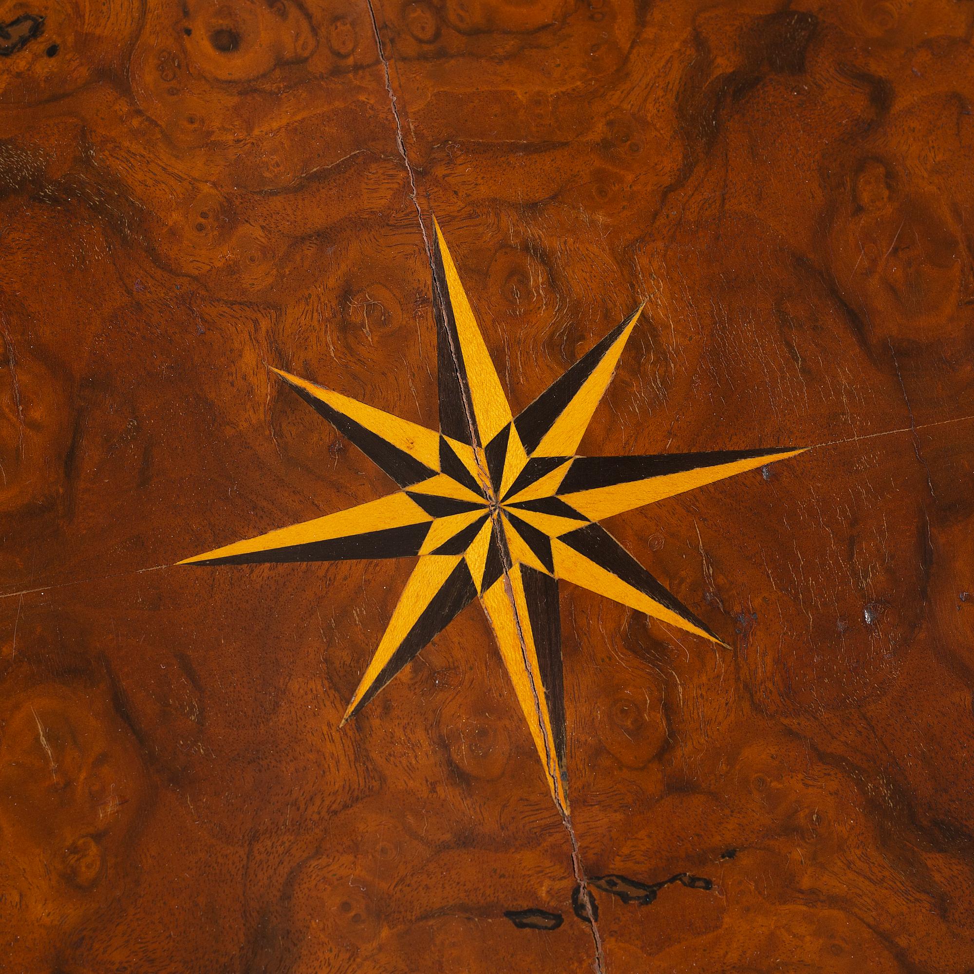 A circa mid 20th century turning book case.