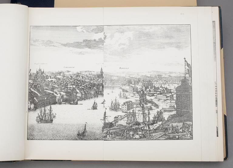 BOK, 2 vol, "Svecia antiqua et hodierna", Wahlström och Widstrand Stockholm, 1900.