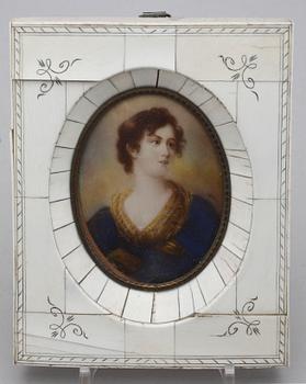 MINIATYRPORTRÄTT, 7 st, 1900-tal.