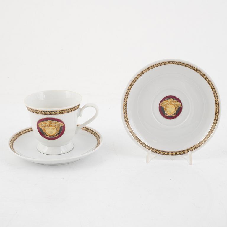 Mat-och kaffeservis, porslin, 63 delar, "Medusa", Rosenthal för Versace,