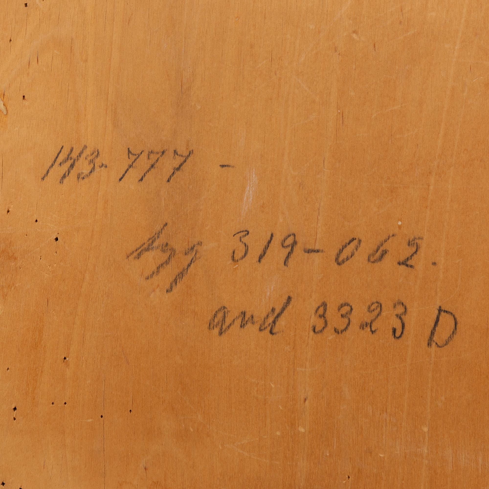 Kerstin Hörlin-Holmqvist, stolar, 4 st, "Triva"-serien, Nordiska Kompaniet, 1900-talets mitt.