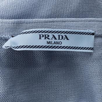 Prada, a set of three silk tops, size 40.