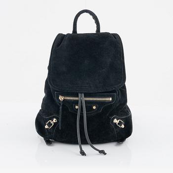 Balenciaga, ryggsäck, "Classic traveller suede backpack".