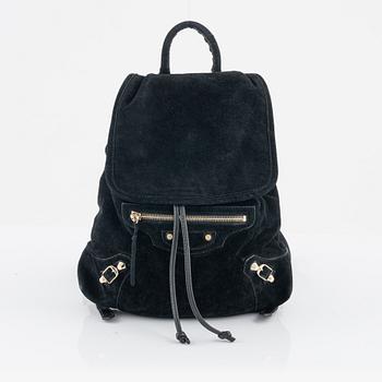 Balenciaga, ryggsäck, "Classic traveller suede backpack".